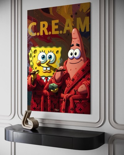 Spongebob schwammkopf leinwand - spongebob,