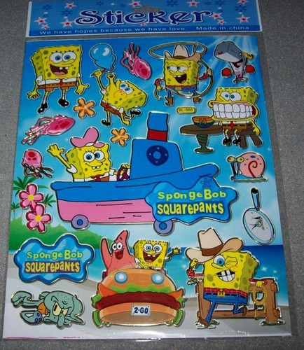 Foliensticker spongebob boot - foliensticker,