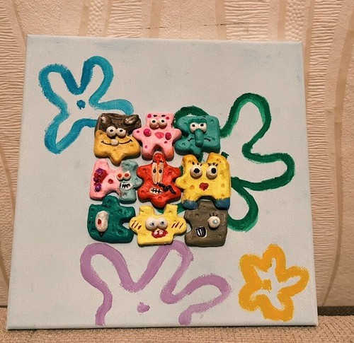 Handgemaltes spongebob - handgemaltes,