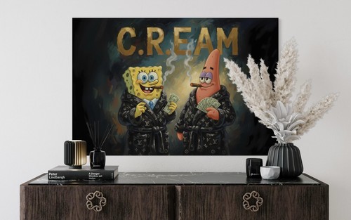 Spongebob schwammkopf leinwand - spongebob,