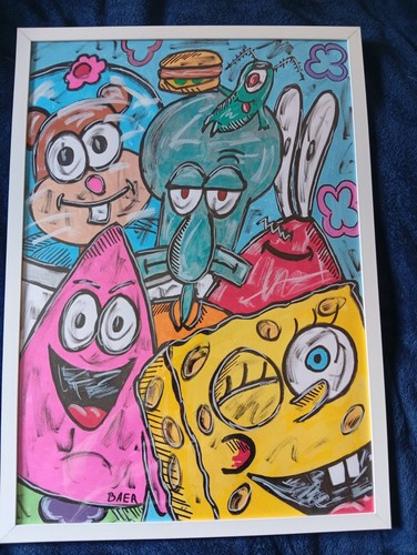 Spongebob freunde fanart - &,