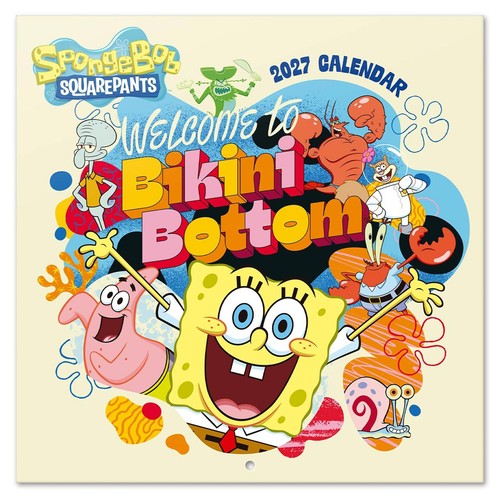 Kalender 2027 spongebob - kalender,
