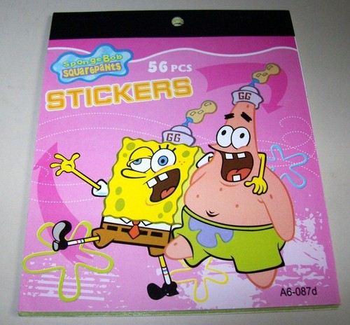 10x spongebob stickerbook - spongebob,