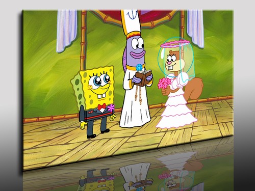 Leinwandbild spongebob - ,