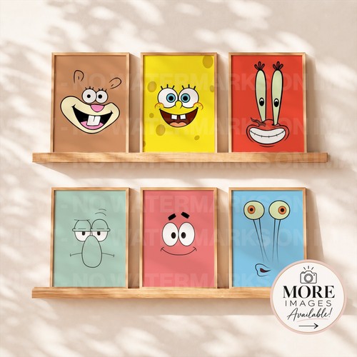 Spongebob schwammkopf wandbild - spongebob,